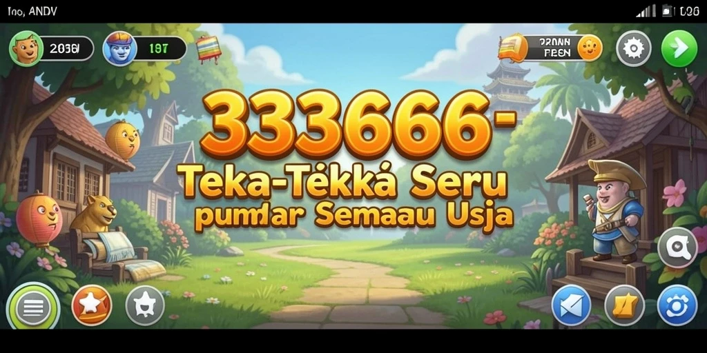 Screenshot gameplay menunjukkan tantangan di level Puzzle 333666.
