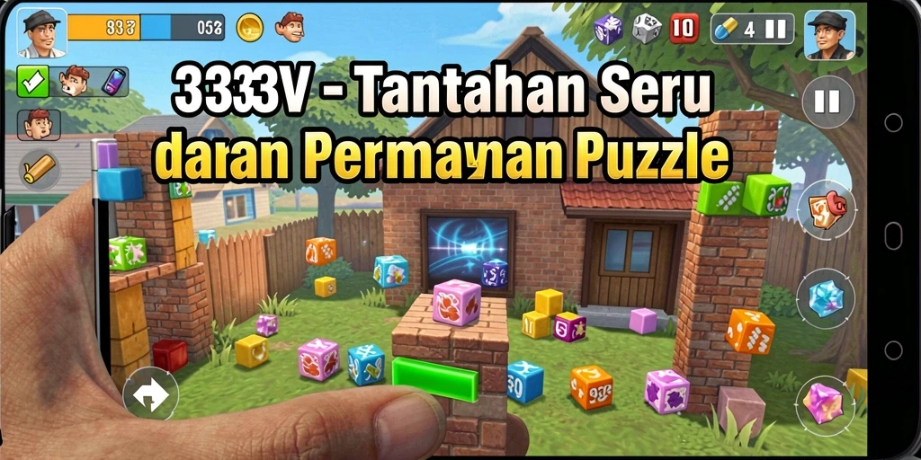 Tampilan gameplay <strong>333V</strong> dengan tantangan Puzzle yang menarik.