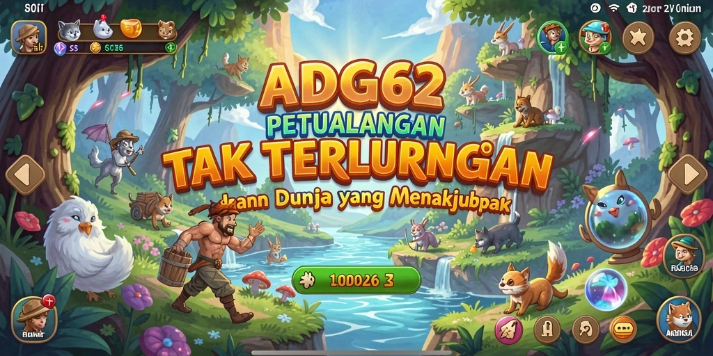 Gameplay menantang di dunia petualangan ADG62.