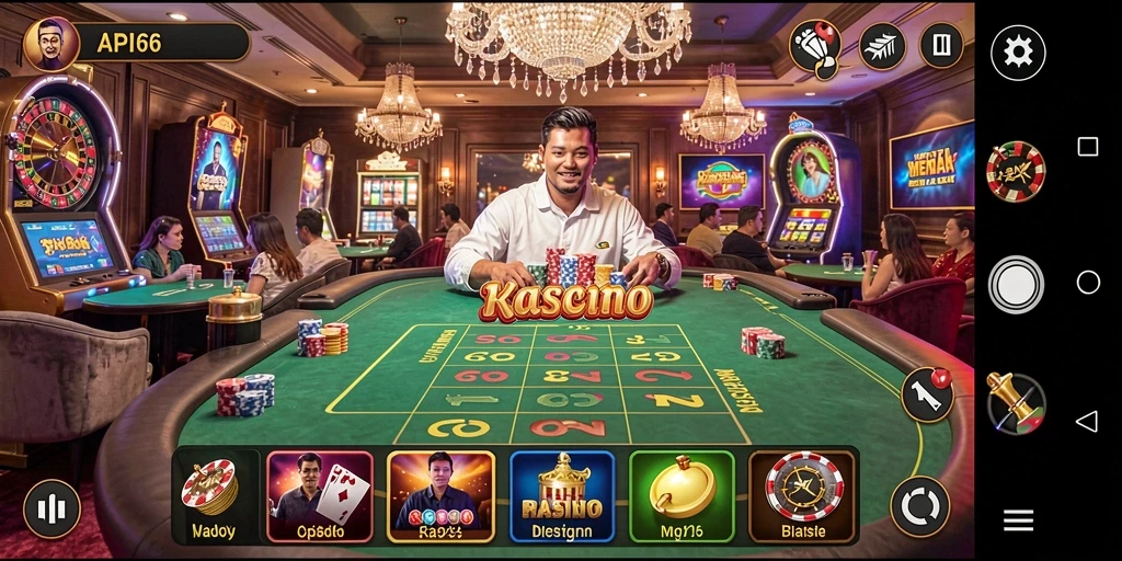 Tampilan gameplay Kasino yang menarik dari API66.