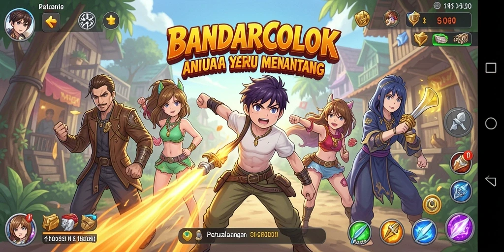 Tampilan menarik dari gameplay BANDARCOLOK yang seru dan penuh aksi.