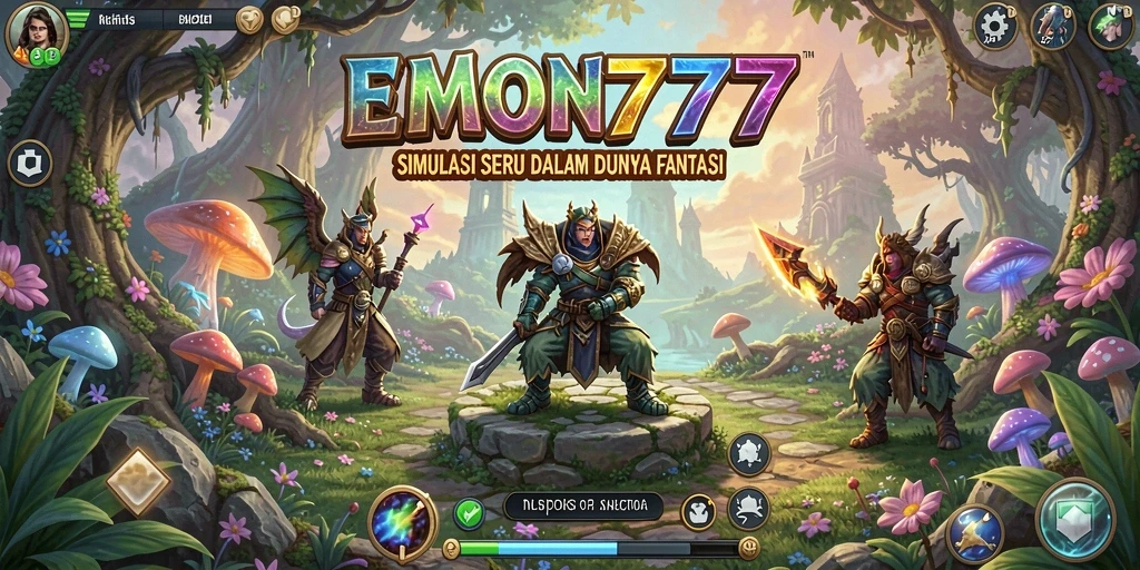 Tampilan gameplay menarik dari EMON777 yang menawarkan pengalaman simulasi mendalam.