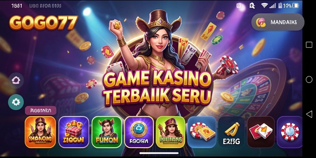 Gameplay kasino GOGO77 yang seru dan menarik.