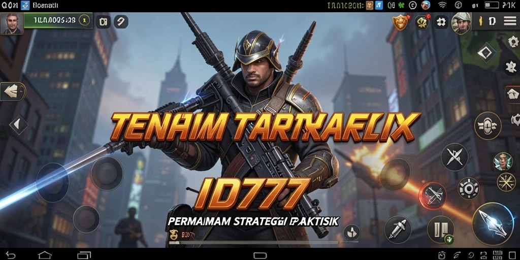 Tampilan gameplay menarik dari ID777 dengan aksi strategi yang mendebarkan.