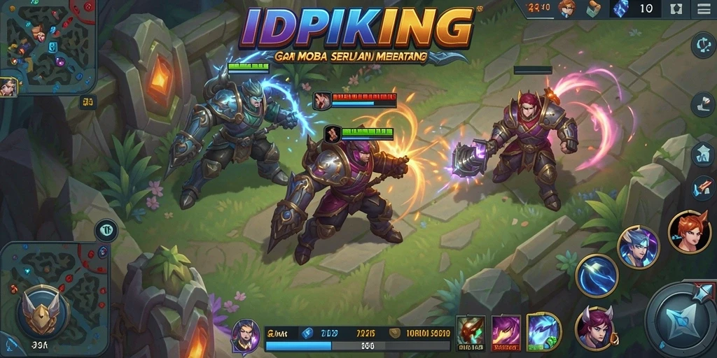 Tampilan gameplay seru dan kompetitif dari IDPKING yang menegangkan.