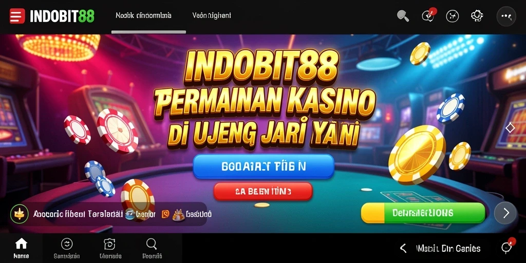 Tampilan permainan menarik dengan nuansa kasino yang memikat.