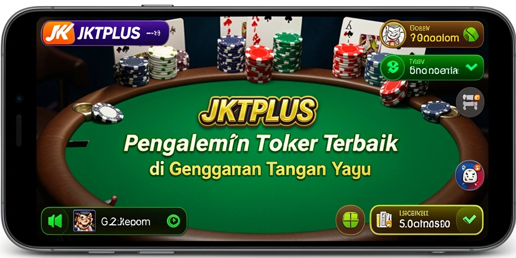Tampilan gameplay Poker yang mengasyikkan di JKTPLUS.