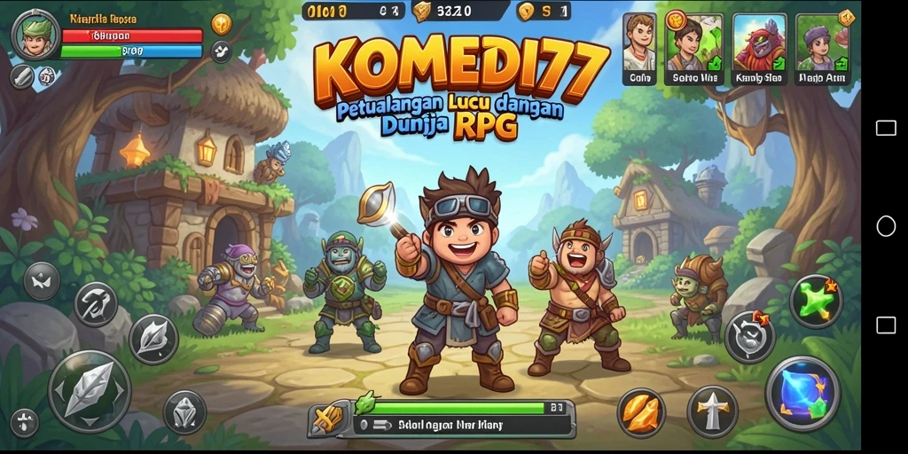 Tampilan menarik dari gameplay KOMEDI77 yang penuh humor dan petualangan.