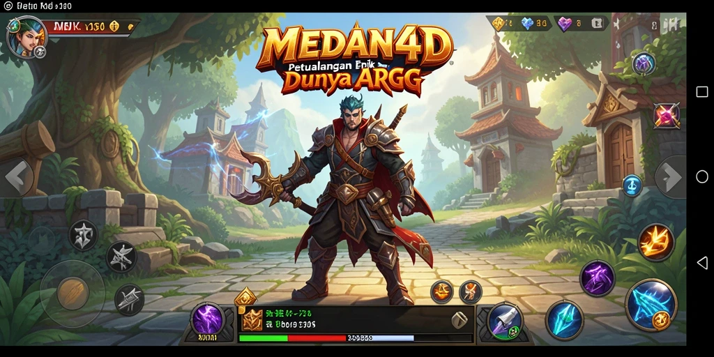 Tampilan menarik dari gameplay ARPG MEDAN4D dengan pertarungan yang intens.