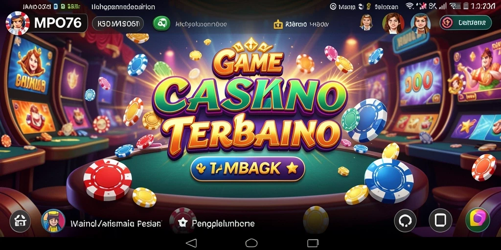 Tampilan menarik dari gameplay Kasino MPO76 yang menantang.