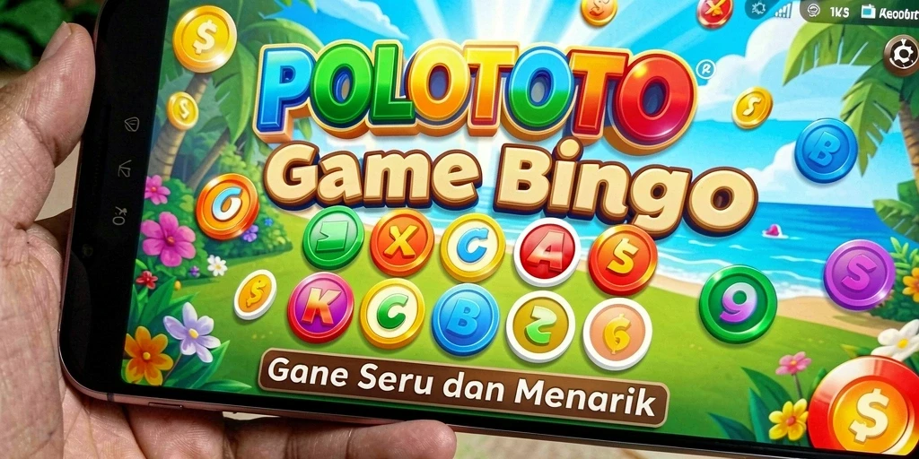 Screenshot gameplay POLOTOTO yang seru dengan tema Bingo.