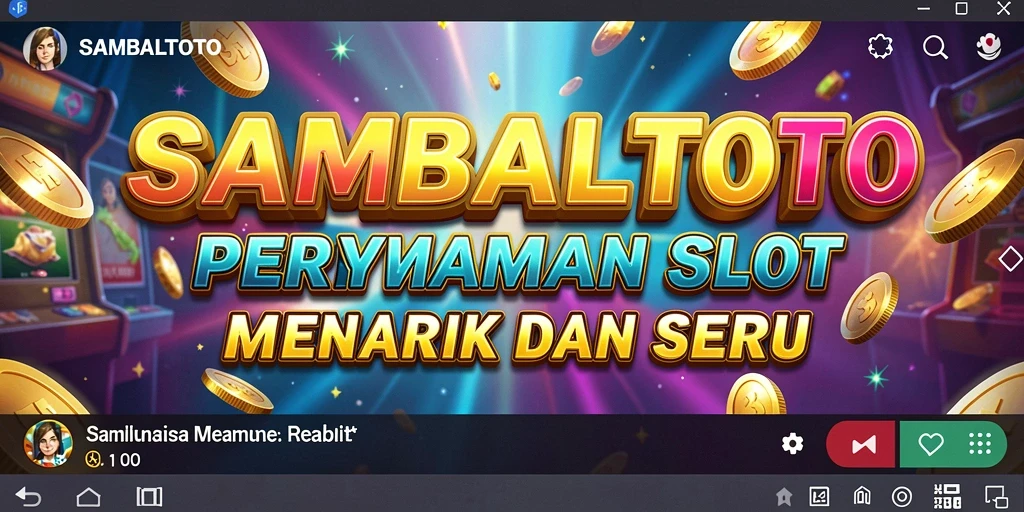 Screenshot SAMBALTOTO menampilkan gameplay slot yang menarik dan seru.