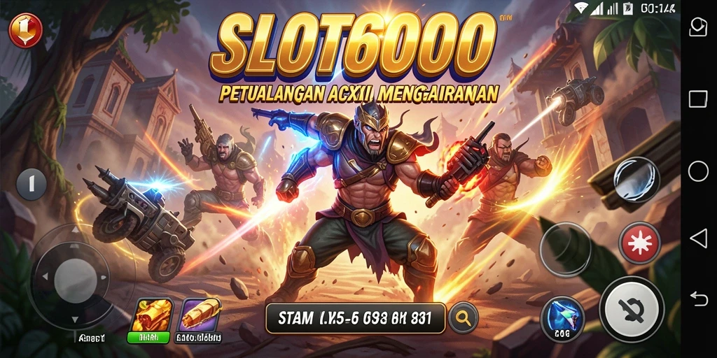 SLOT6000 menampilkan gameplay aksi yang seru dan menegangkan.