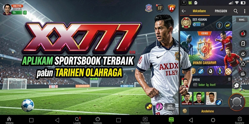 Screenshot XXX777 menunjukkan antarmuka yang menarik untuk taruhan olahraga.